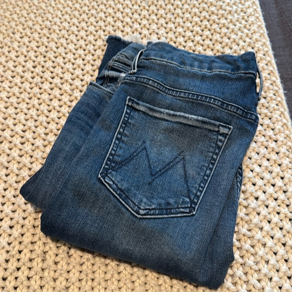 MOTHER High-waisted The Looker jeans